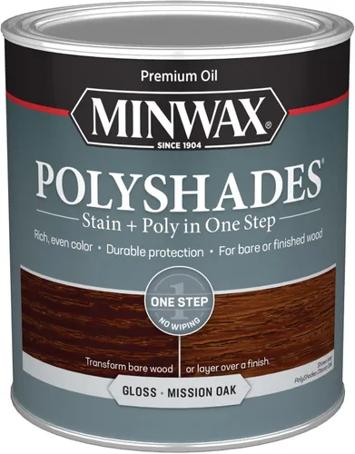 Vista 38 de Barniz Minwax 213104444 PolyShades Miel