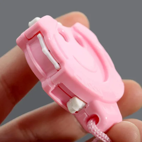Vista 3 de dophee Mini contadores de hileras de tejer de plástico rosa Herramienta de marcado de aguja de tejer contador de hileras de ganchillo