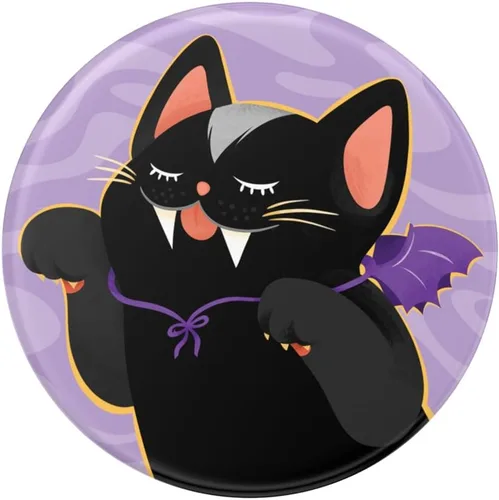 Vista 5 de Agarre para teléfono de PopSockets con soporte expansible, agarre adhesivo, PopSocket de Halloween - Colmillo Colmillo Tástico