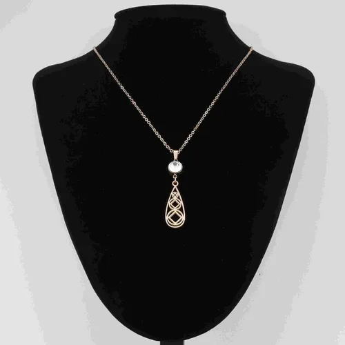 Vista 4 de NC Sobriety Gift - Collar de narcóticos anónimos, regalo de recuperación, joyería NA, aretes con piedra natal inspiradora para mujeres, Metal, Acero