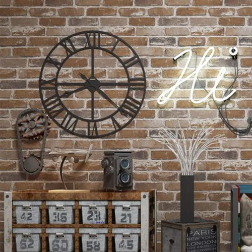 Vista 9 de Okydoky Papel Tapiz Despegable y Adhesivo, Papel Tapiz de Ladrillo Gris para Decoración del Hogar, Papel de Contacto Adhesivo y Despegable