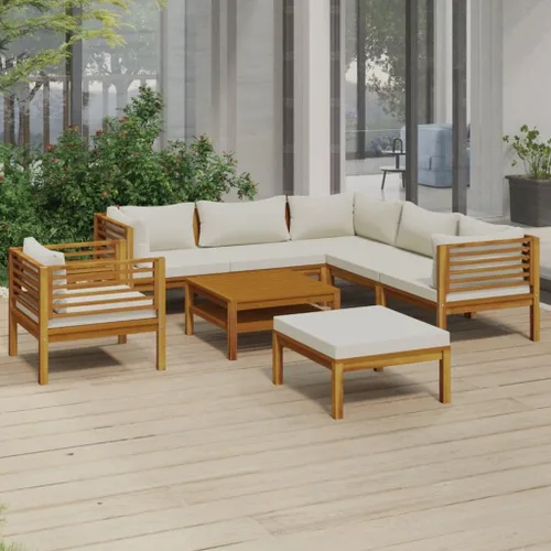 Vista 39 de Juego de 5 piezas para patio con cojín, juego de muebles de sofá, resistente a la intemperie, adecuado para uso en exteriores, requiere montaje Gris