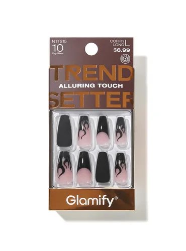 Vista 4 de Absolute New York Glamify Almond - Uñas a presión medianas Trendsetter NTTS10 Almond Medium