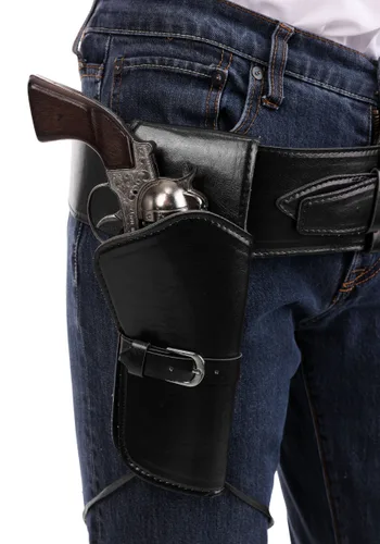 Vista 2 de Set de Accesorios Cinturón y Funda para Disfraz Western Adulto Multicolor