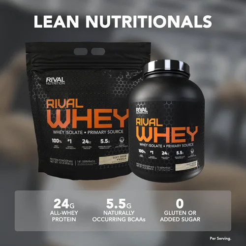 Vista 2 de Rival Nutrition Rival Whey Protein Powder (Cereal Toast de Canela, 2 lb)