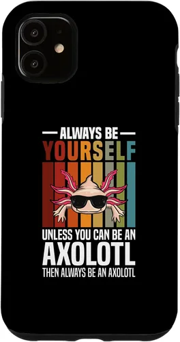 Vista 5 de Funda divertida para iPhone 15 Axolotl