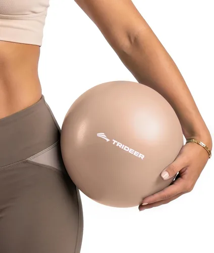 Vista 19 de Trideer Pelota de pilates de 9 pulgadas con pajita de inflado Azul bebé