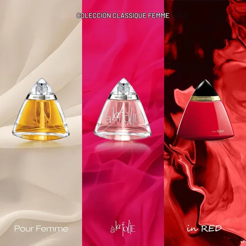 Vista 9 de Mauboussin - In Red 3.4 fl oz (3.3 Fl Oz) - Eau de Parfum para Mujer - Aromas orientales, florales y amaderados