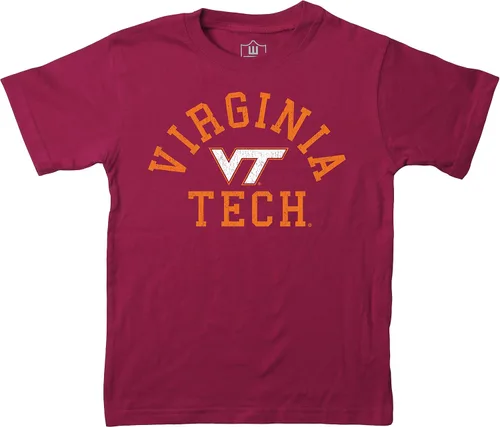 Vista 63 de Wes and Willy Camiseta de algodón orgánico de manga corta para niños de la NCAA