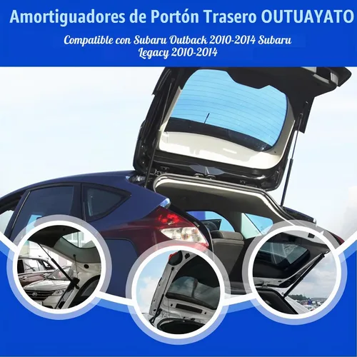 Vista 2 de OTUAYAUTO PM3074LR - Amortiguadores de escotilla trasera de repuesto para Subaru Legacy Outback 2.5i/3.6R/Base/Limited Wagon Set de elevación