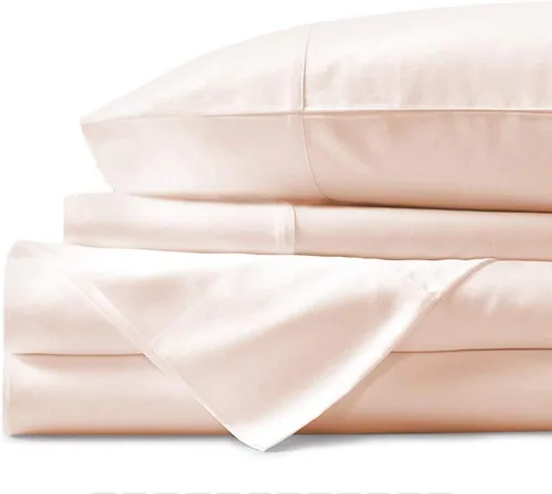 Vista 10 de Trend Bedding Mart TBM - Juego de 4 sábanas con fundas de almohada, 100% algodón egipcio, 1000 hilos, calidad de hotel para colchones de hasta 18