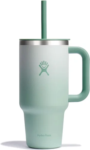 Vista 4 de Hydro Flask All Around - Vaso de viaje de 32 onzas, color morado degradado (Bayberry Ombre)