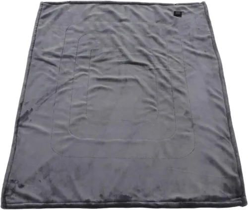 Vista 6 de Luqeeg Manta eléctrica tamaño matrimonial – Calentador de cama con 3 calor y franela suave lavable de alta calidad, apagado automático