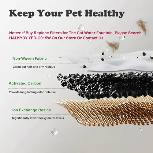 Vista 5 de Fuente de agua inalámbrica para gatos con monitoreo inteligente de aplicaciones, sin BPA, garantiza la seguridad, fuente de agua para mascotas de 84