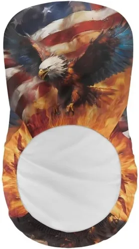 Vista 162 de American Eagle - Juego de 2 fundas para taburetes de bar para sillas de comedor, impermeables, antideslizantes, tamaño universal