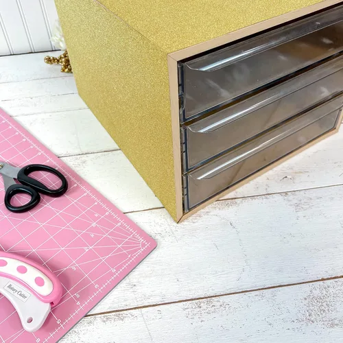 Vista 9 de ThreadArt Vinilo adhesivo con purpurina extraíble, rollo de 12" x 3 yardas Negro