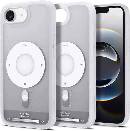 Vista 31 de Spigen Ultra Hybrid MagFit Impresión Digital Directa - Funda para iPhone 16 Pro [Diseño Personalizado][Compatible con Magsafe] - Analógica DDP