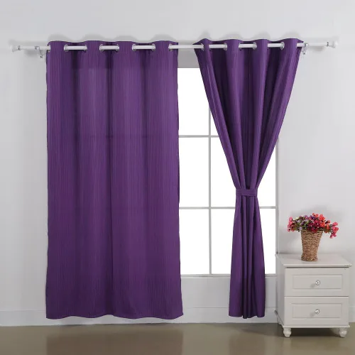 Vista 12 de Deconovo Paneles superiores con ojales, estampado marroquí azul celeste, aislamiento térmico, para ventana de dormitorio, dos cortinas transparentes