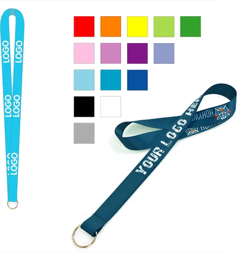 Vista 4 de Custom Lanyards Personalized Lanyard Personalize Logos & With Text Badges Customized Neck Strap Key