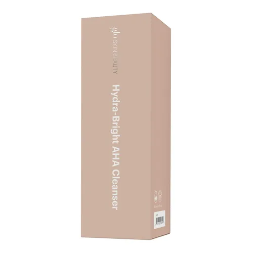 Vista 2 de Glo Skin Beauty Hydra-Bright AHA - Limpiador facial hidratante con ácido láctico, limpiador facial exfoliante suave para piel seca, grasa