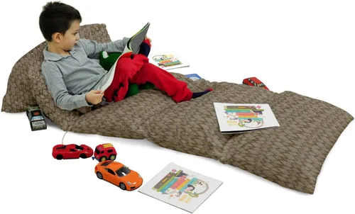 Vista 3 de Lunarable Funda para almohada de suelo de reptil, rayas verticales onduladas con patrón de escamas de medio círculo, ilustración ornamental, tapete