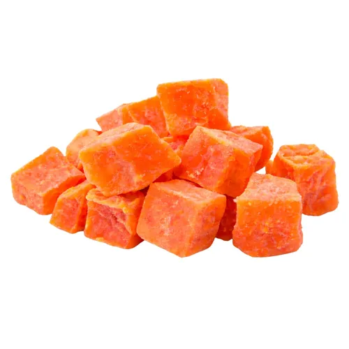 Vista 9 de Trozos de papaya seca deshidratada natural de 2 libras en bolsa, sin color añadido, Kosher, frutas secas, ideal para aperitivos, hornear, mezcla