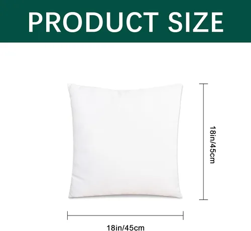 Vista 5 de OKBA 10 fundas de almohada de sublimación en blanco de 16 x 16 pulgadas, fundas de cojín blancas de satén brillante, fundas de almohada