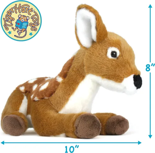 Vista 2 de TigerHart Debbie The Baby Deer - Peluche de 10 pulgadas