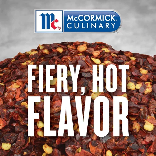 Vista 4 de McCormick Culinary Pimienta Roja Molida, 13 oz - Un Envase de 13 Onzas de Pimienta Roja Molida, Perfecto para Espolvorear en Pizza, Carne de Res