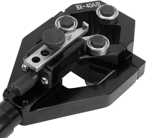 Vista 9 de Pelacables de mano, ergonómico multifunción herramienta de corte de cables para electricistas, hogar, aleación de aluminio BX 40A B 20 a 1.575 in, 1