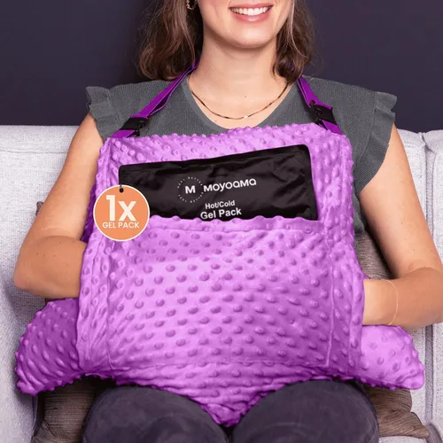 Vista 10 de MOYOAMA Juego de 2 almohadas para histerectomía - Incluye 1 paquete de gel para alivio relajante - Artículos imprescindibles para la recuperación