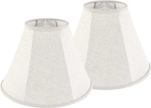 Vista 11 de GO&SO Pantallas de Lámpara de Campana Dorado Champán - 6" Superior x 13" Inferior x 9.8" Alto (Spider) Pantalla de Lámpara Mediana de Repuesto