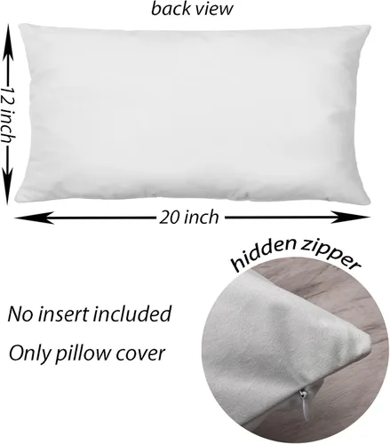 Vista 4 de KEUSPI Funda de almohada Golden Retriever de 12 x 20 pulgadas, regalo para mujer, divertida decoración de perro para sofá, cama
