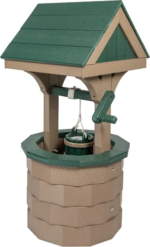 Vista 19 de Pequeño madera de poli madera de abedul y marrón deseando bien