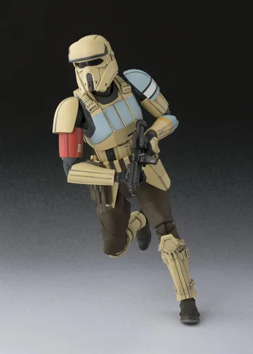 Vista 6 de Figura movible del Trooper de costa de Star Wars de 5.9 in aproximadamente. Material ABS y PVC