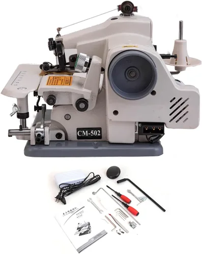 Vista 7 de Máquina de coser de punto ciego de escritorio de grado profesional portátil con dobladillo ciego para máquina de coser vestidos, faldas y pantalones