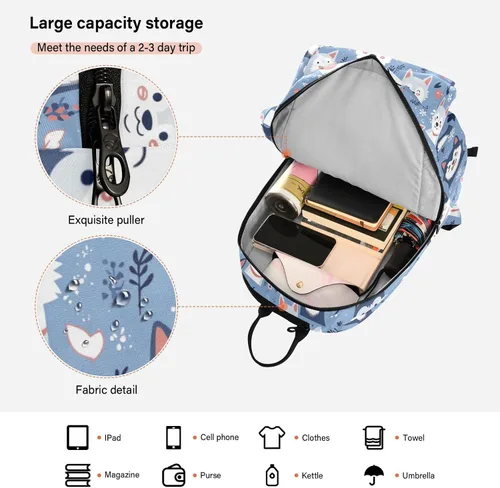 Vista 6 de Bolsa de tenis y bádminton linda y resistente y sencilla con cremallera azul, bolsa de tenis para hombres y mujeres, bolsa deportiva para raquetas