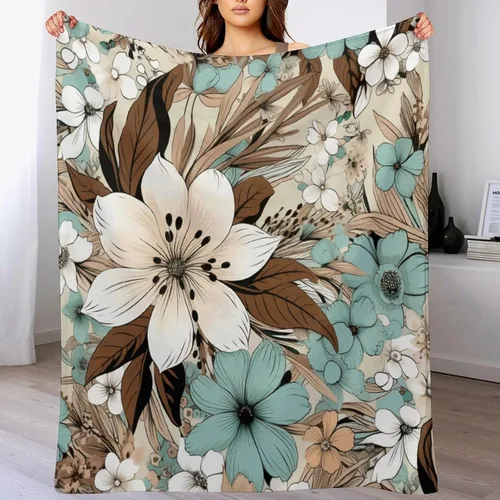 Vista 7 de Manta de franela de forro polar para sofá, cama, oficina, para niñas, regalo de cumpleaños y San Valentín