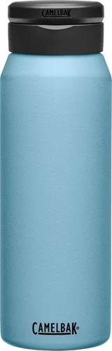 Vista 11 de CamelBak Fit Cap - Botella de agua aislada de acero inoxidable con asa de anidación, diseño a prueba de fugas para fitness y viajes Negro