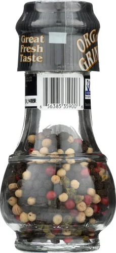 Vista 3 de Drogheria & Alimentari, Molino de granos de pimienta orgánico 4 estaciones, 1.23 oz (paquete de 4)