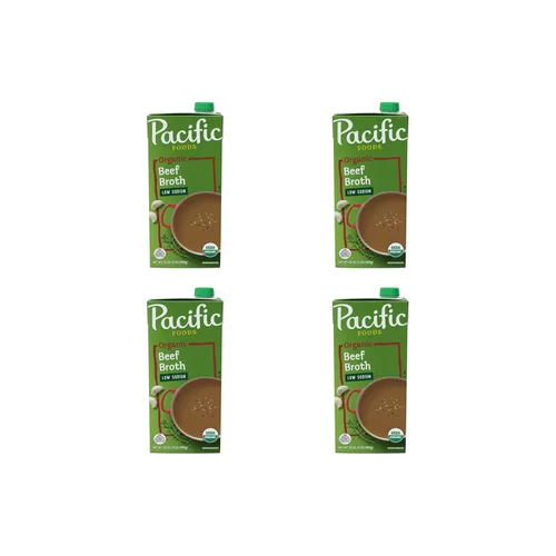 Vista 6 de Pacific Foods - Caldo de res orgánico, caja de 32 onzas