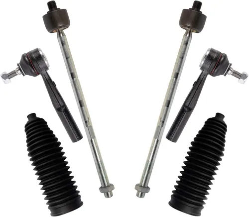 Vista 312 de TRQ Kit de dirección delantera con barra de acoplamiento de fuelle de piñón y cremallera compatible con Toyota Echo 2000-2005
