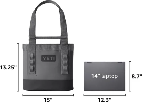 Vista 3 de Bolsa de viaje YETI Camino 20 con divisores internos, bolsa multiusos de todo uso Gris (Storm Gray)