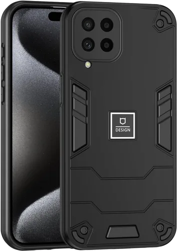 Vista 76 de Funda compatible con Redmi A1, compatible con Redmi A2 2 en 1 [PC dura + TPU], funda de teléfono negra