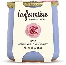 Vista 2 de Yogur de rosas La Fermiere (paquete de 6)