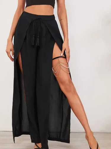 Vista 6 de Cadena de muslo para mujer, cadena de pierna de mariposa vintage para adolescentes, niñas, cadena de cuerpo bohemia en capas para verano, fresca