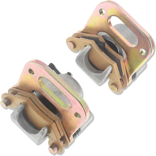 Vista 7 de Pinza de freno delantera izquierda derecha con pastillas de repuesto para Polaris 400L Big Boss 350L 400L 500 Diesel Magnum Sportsman Trail Boss