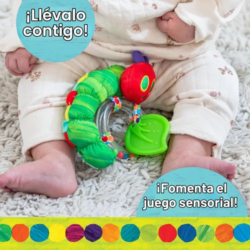 Vista 4 de Mundo de Eric Carle, el sonajero del anillo de oruga muy hambrienta