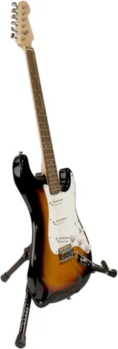 Vista 4 de Ultimate Support – Atril para guitarra Genesis Series ultra compacto, marco estilo A, con patas de bloqueo