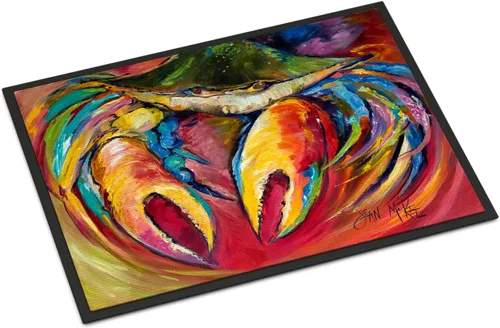 Vista 20 de Caroline's Treasures JMK1017JMAT - Tapete de caza de rana garza azul, 24 x 36 pulgadas, tapete para puerta delantera, interior y exterior